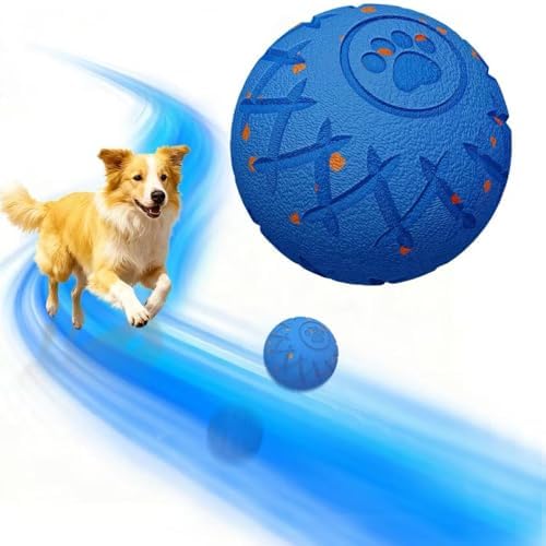 Moving Dog Toy, Interactive, Bouncing and Rotating, Silent Foam Material, IP54 Waterproof Rating, Smart Active Rolling, Stimulation Toys for Medium and to Keep Them Busy