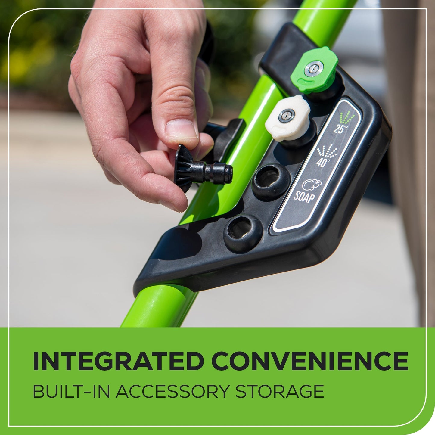 Greenworks GPW2000 Pressure Washer Features