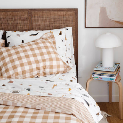 Gathre Menagerie Zoo Animals Sheet Set Queen