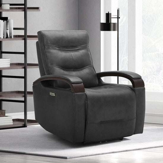 Gilman Creek Canmore Leather Power Recliner with Power Headrest