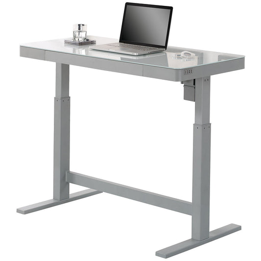 Tresanti Adjustable Height Desk - White