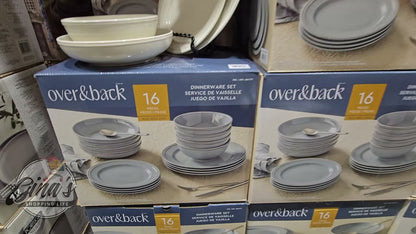 Over+Back Lake Como 16pc