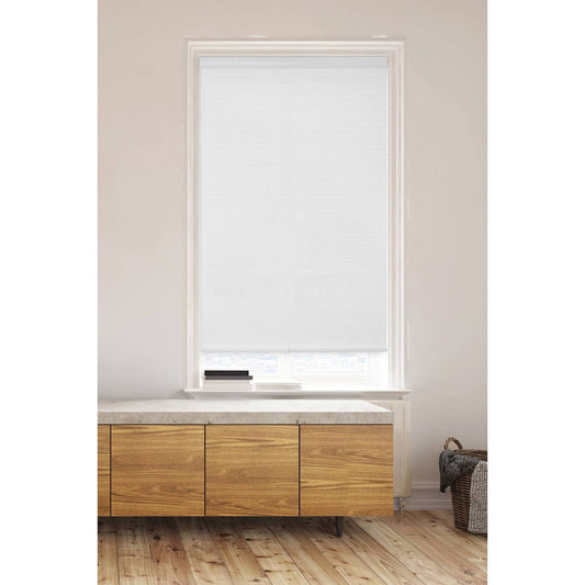 1pc 39"x72" Light Filtering Cordless Cellular Window Shade White - Lumi Home Furnishings: Indoor Wall Mount Blinds