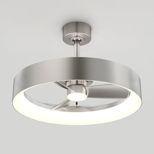 Artika Austin 23 in. LED Ceiling Fan with Remote - Brushed Nickel