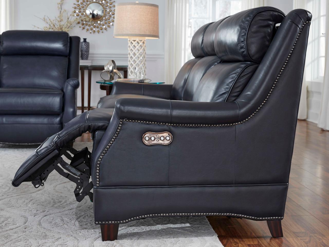Keira Leather Power Sofa
