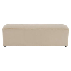Christopher Knight Home Almond Long Plush Ottoman Bench
