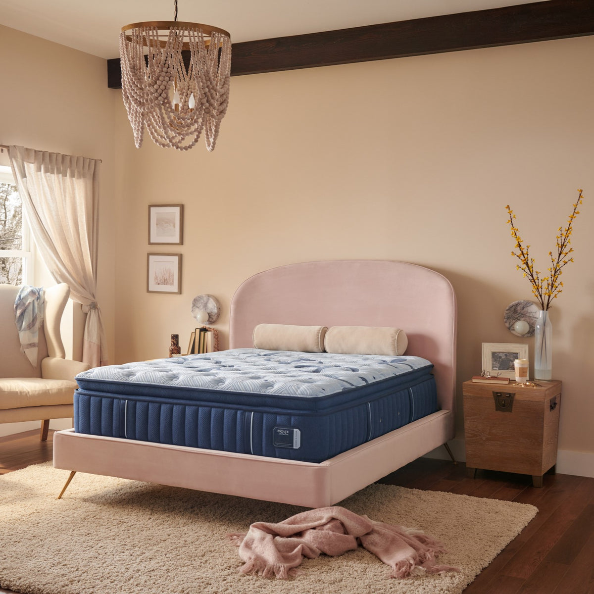 Stearns & Foster Estate Soft Euro Pillow Top Queen Mattress