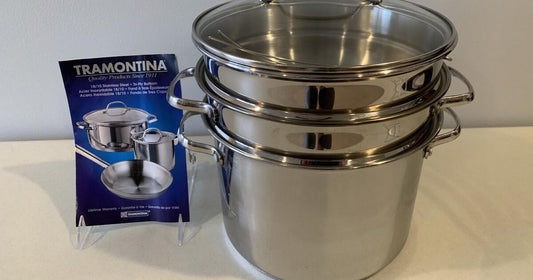 Tramontina Stainless Steel 8-Quart Multi-Cooker with Pasta Insert