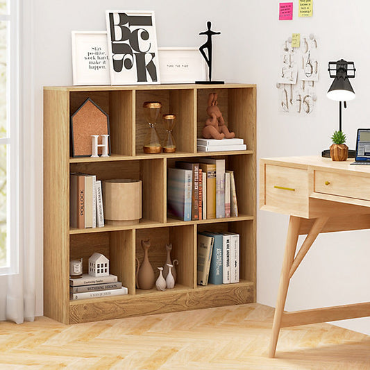 NAFORT 8-Cube Organizer Storage Cabinet, 3-Tier Bookshelf,Low ...