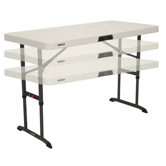 Lifetime 4ft adjustable table