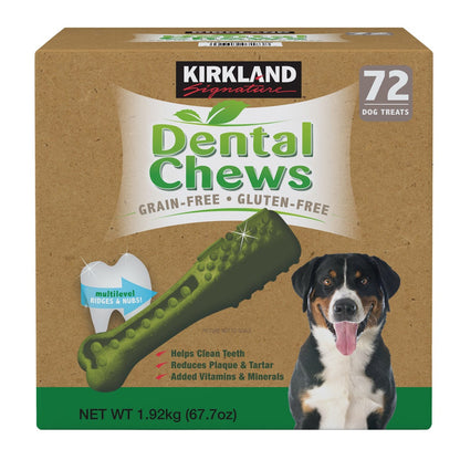 Kirkland Signature Dental Chews for Dogs, 72-count