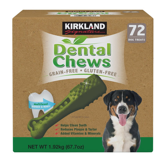 Kirkland Signature Dental Chews for Dogs, 72-count