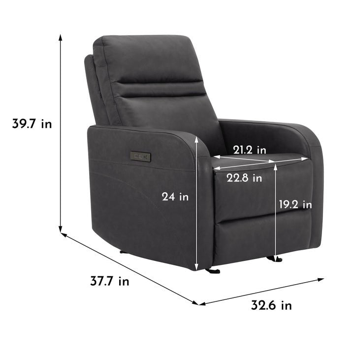 Aldryn Leather Power Recliner