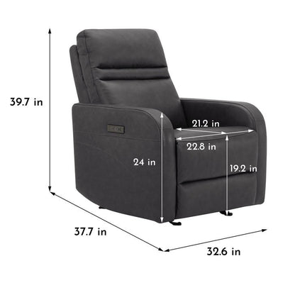 Aldryn Leather Power Recliner