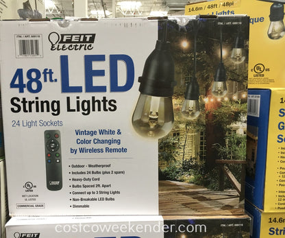 Feit Electric 48' LED String Lights