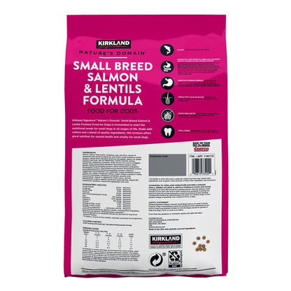 Kirkland Signature Nature's Domain Small Breed Salmon Meal & Sweet Potato Dog Food, 20 lb