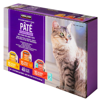 Kirkland Signature Wet Cat Food Pate, 45 x 3.5 oz