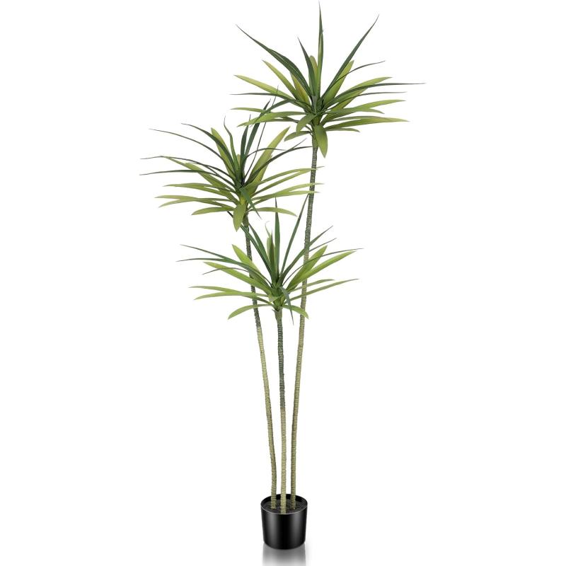 Faux 6.5' Dracaena Tree