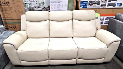 Gilman Creek Furniture Sanders Leather Power Sofa with Power Headrests