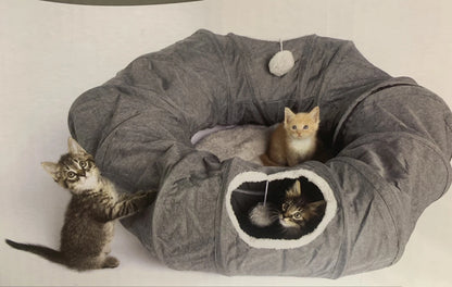 Companion Gear Cat Tunnels with Cushion, 2-pack